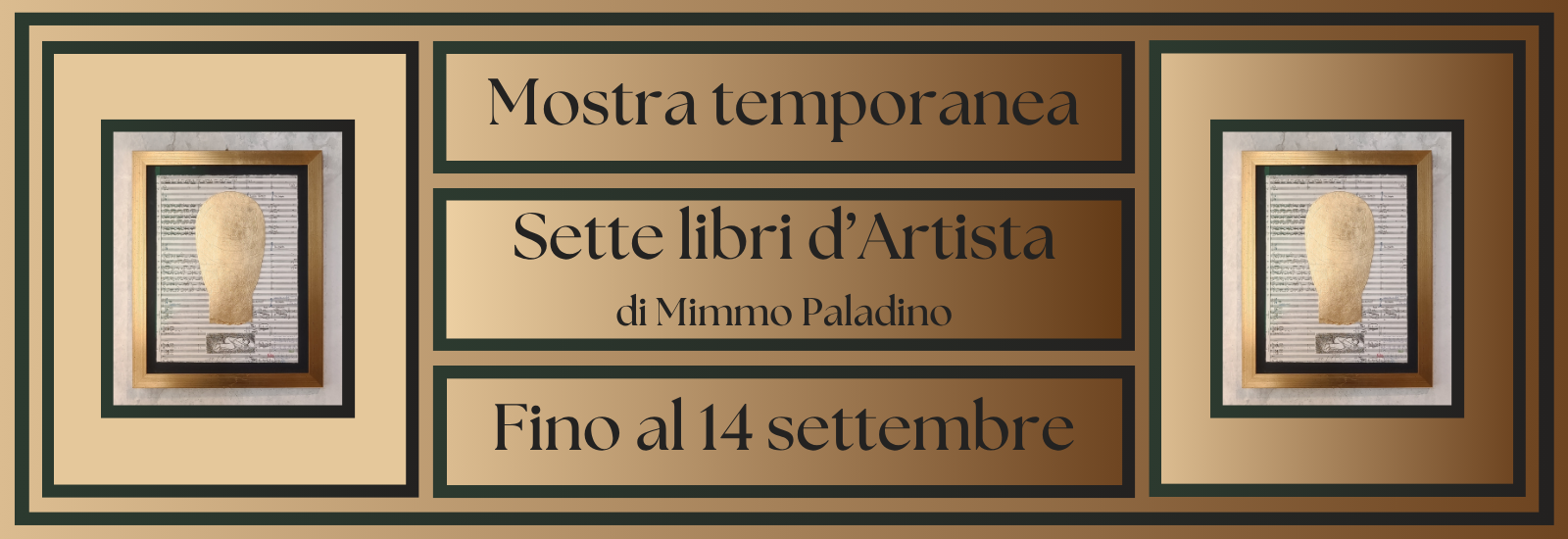 SETTE LIBRI D'ARTISTA DI MIMMO PALADINO